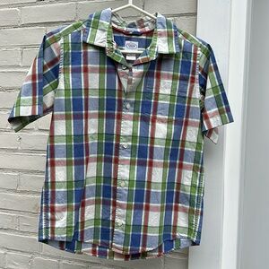 Boys short sleeve button down size 10